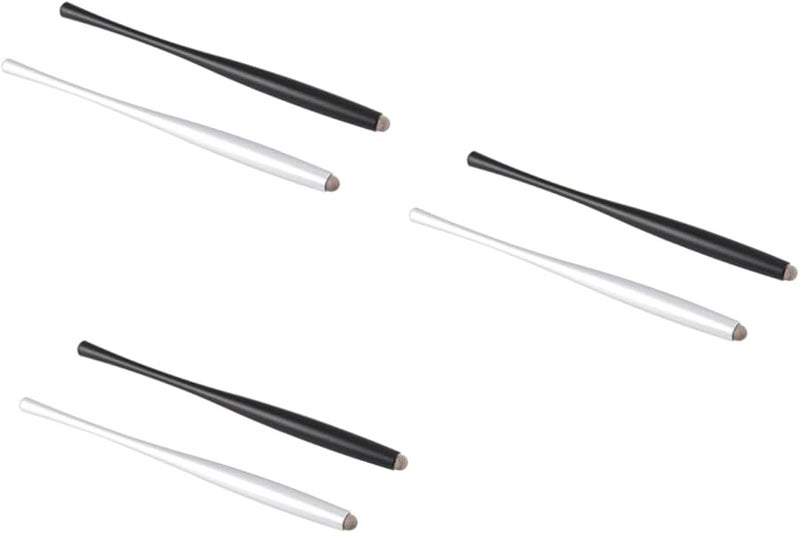 Uonlytech 6 Pack Stylus Pen with Replaceable Fiber Tips for Tablets and Smartphones Mixed Colors - Image 1